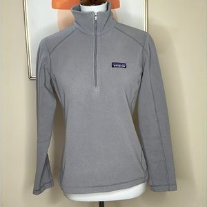 Patagonia half zip fleece | Gray Small